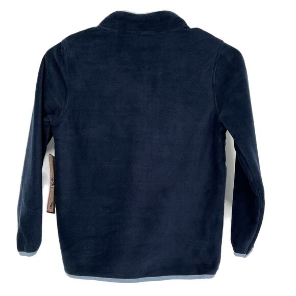 Seven Oaks Children's 1/4 Zip Fleece Pull Over Sweatshirt in Blue Size 6/7 - Picture 6 of 13